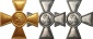 Знаки отличия Военного ордена - Георгиевского креста II - IV степеней (РИ)