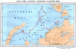 028 Karta reysa Chelyuskina v Karskom more.jpg