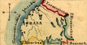 Karta Vasazskoy gubernii 1856.jpg